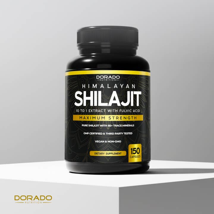 Dorado Nutrition - Wholesale Oral Supplement/Vitamin - Shilajit Supplement 10,000mg (150 Capsules)4