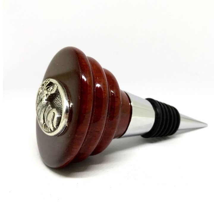 Deer Grazing Wine Stopper for wholesale by Cigar Cutters by Jim
