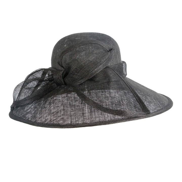 Max Alexander by Cupids Millinery Melbourne - Wholesale Fascinator Hat - Women's - Large sinamay hat with bow1