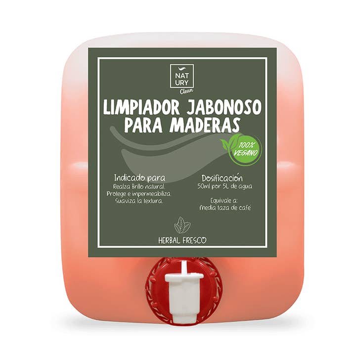 Zeepachtige houtreiniger 20 L voor wholesale door Natury Greencare