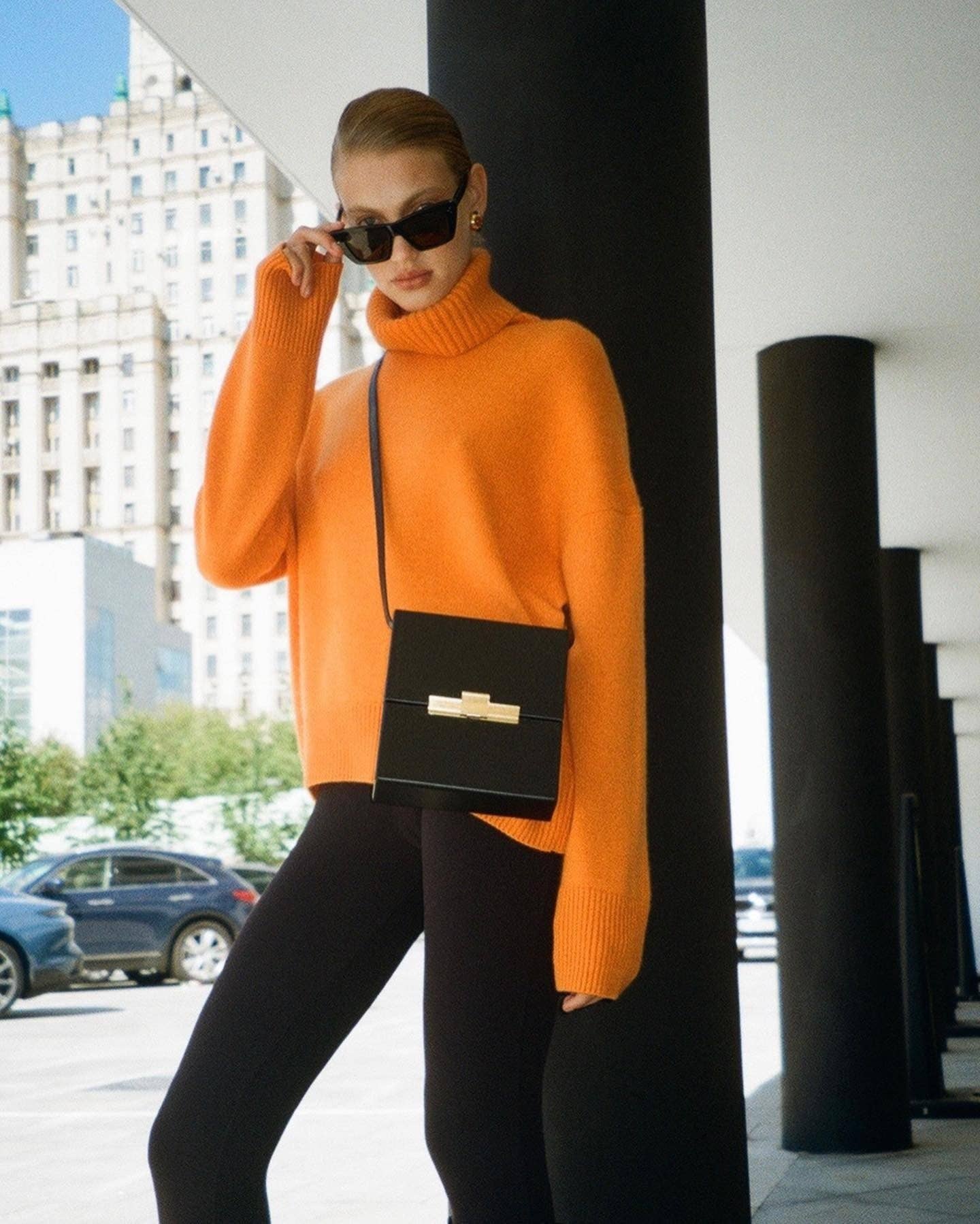 Sweetkama - Wholesale Pullover-trui - Dames - Dames trui met col van effen kleur, gebreid model W00317