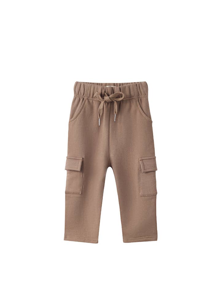 Ekologiska Sweatbyxor för småbarn Cargo Fleece-Patridge för wholesale av Norsu Organic