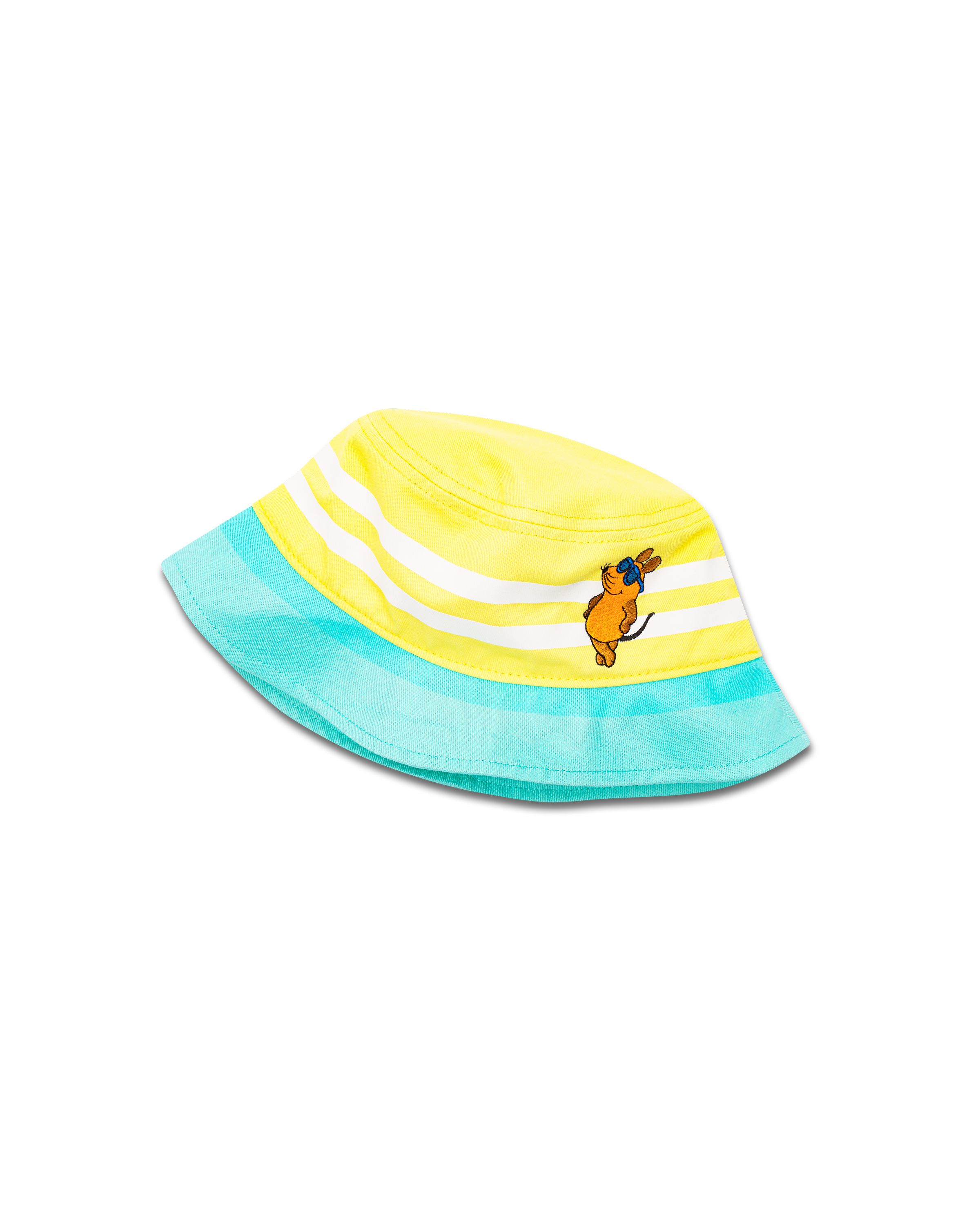koaa - Wholesale Bucket Hat - Kids - koaa — The mouse “Beachboy” — Bucket Hat yellow/blue1