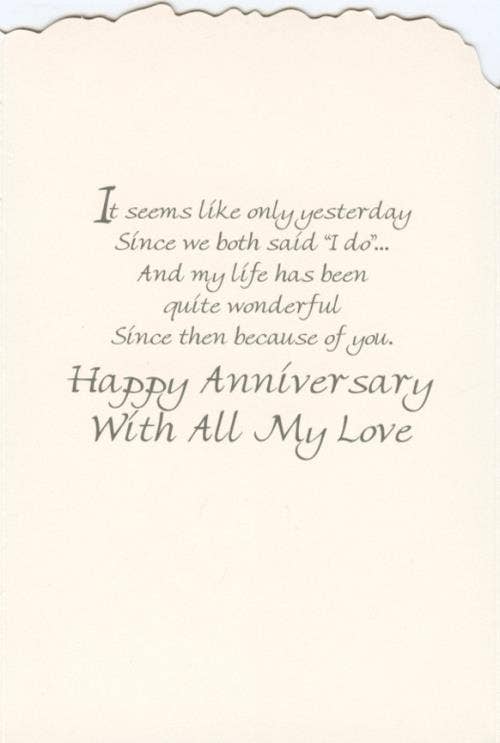 DICKENS INC. - Wholesale Anniversary Card - Anniversary Wife | SETC | LG | 9458-1B1