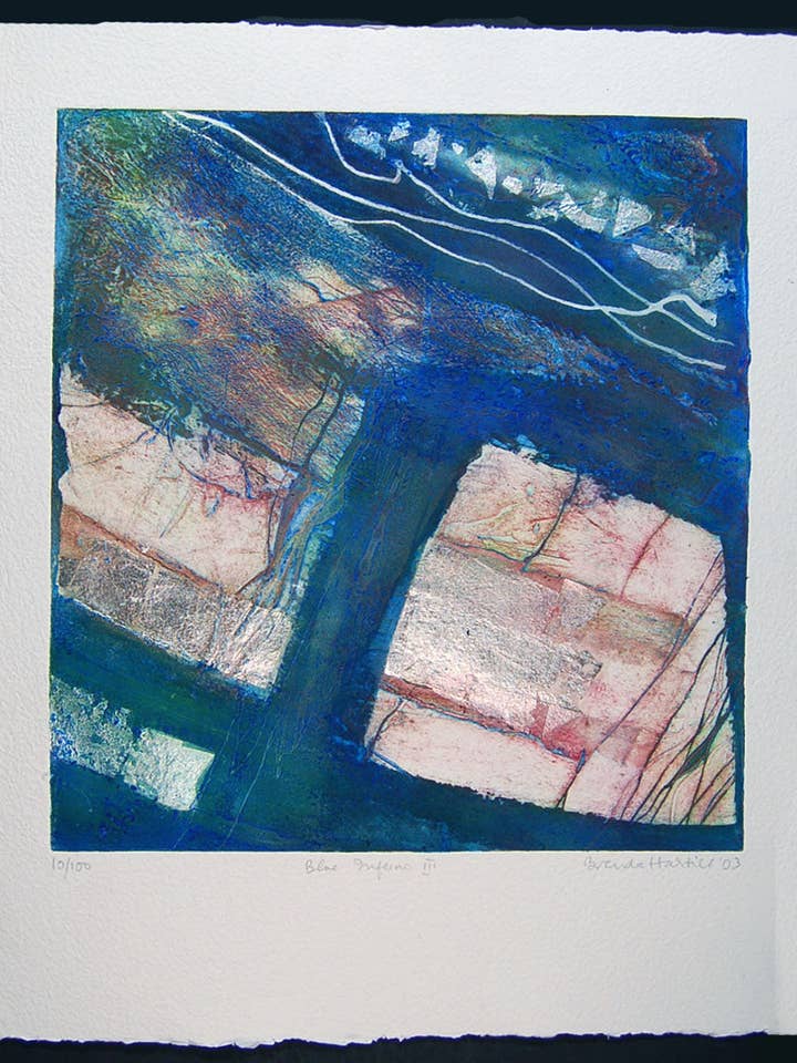 Blaues Inferno III für den Großhandel von Brenda Hartill