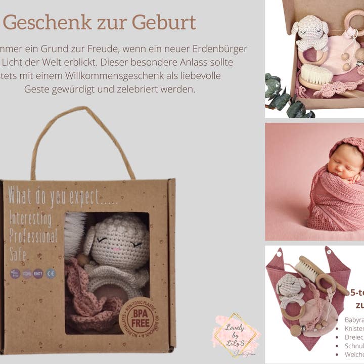 gave til fødsel, fødselsgave, dåbsgave for engroshandel hos Lovely by LiLyS