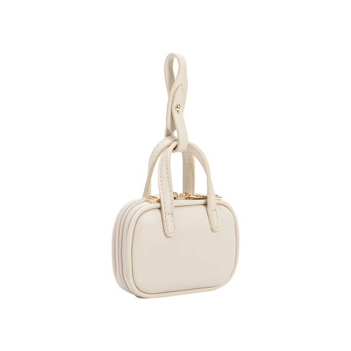 Melie Bianco – Großhandel Henkeltasche – Damen – Natasha Micro Ivory Henkeltasche aus recyceltem Material1