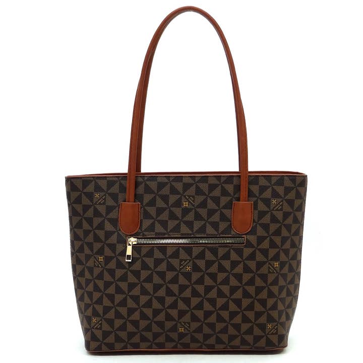 M&M HANDBAGS, LLC. - Wholesale Tote Bag - Women's - PM2669 Monogrammed 3-in-1 Tote4