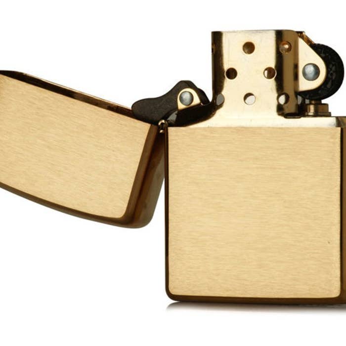 Benhalex - Wholesale Lighter - Zippo Lighter, Solid Brass, Brushed Finish, Classic #204B1