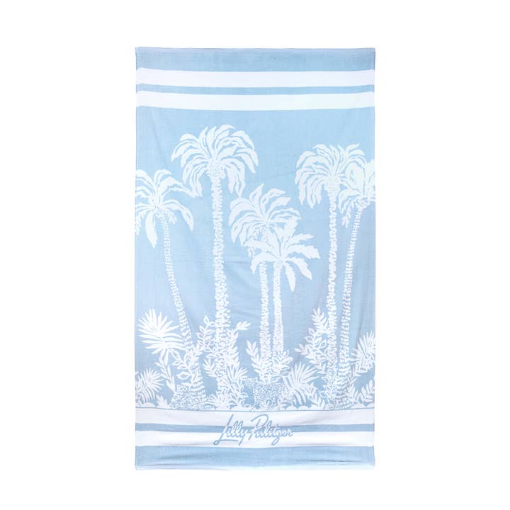 Beach Towel, Palms Way Home for wholesale by Lilly Pulitzer by Lifeguard Press