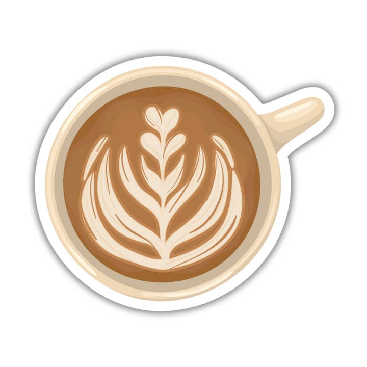 Autocollant - Art Latte pour la vente par Hazy Holler Goods
