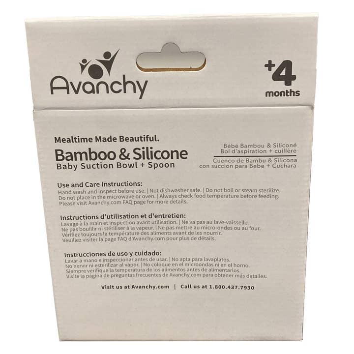 Avanchy - Wholesale Bowl - Kids & Baby - Avanchy Bamboo Baby Bowls 12 Assorted Case Pack7