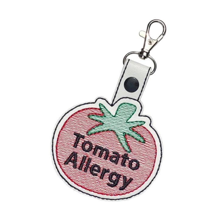 Tomato Allergy Bag Tag & Accessories for wholesale by Medical Bag Tags, LLC