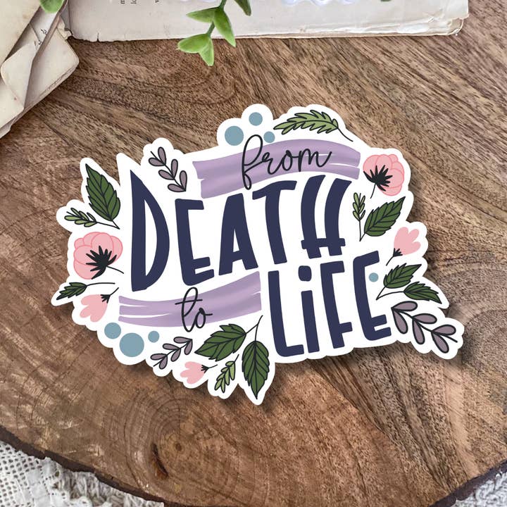 Adhesivo de vinilo Death to Life para venta al por mayor de TaleMeCo
