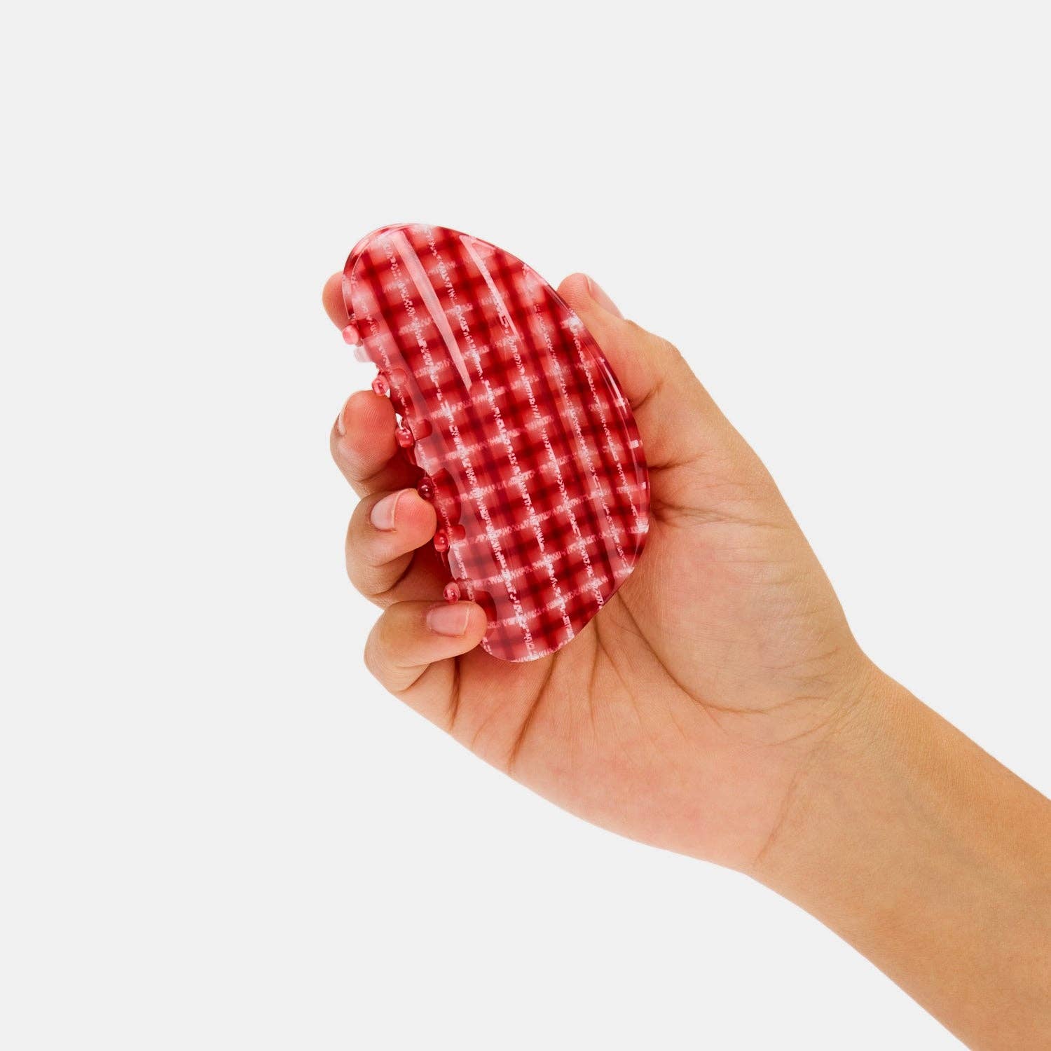 CHUNKS - Wholesale Hair Clip - Women's - Suki Claw in Red Plaid2