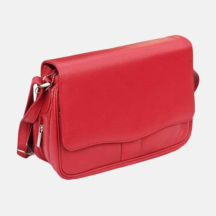 PRIMEHIDE – wholesale Crossbody bag – Women's – Victoria Ladies Organiser Leather Bag - 871