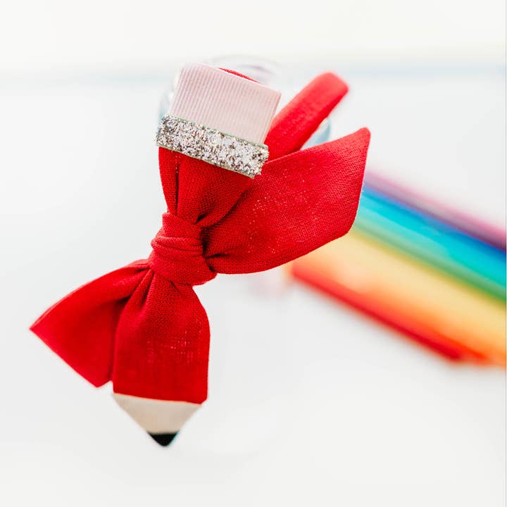 Tia Headband - Pencil Red for wholesale by Eleina May and Co