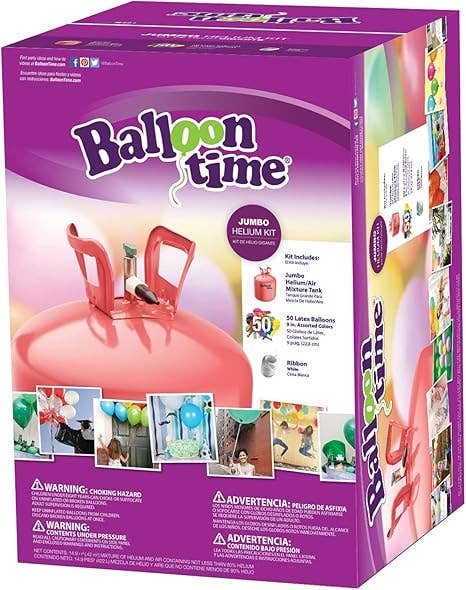 Windy City Novelties - Wholesale Balloon - Ballon Time Jumbo Helium Tank 12" (14.9cu ft)1