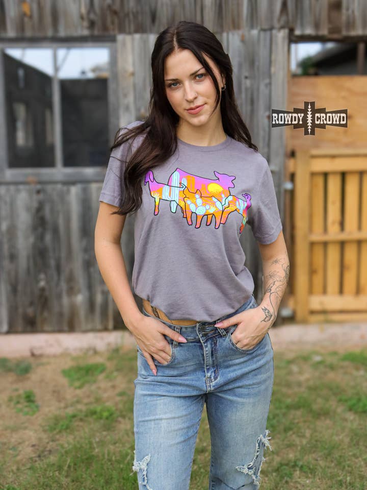 Rowdy Crowd Clothing - Wholesale Screen printed t-shirt – Women′s - Show Time Tee1