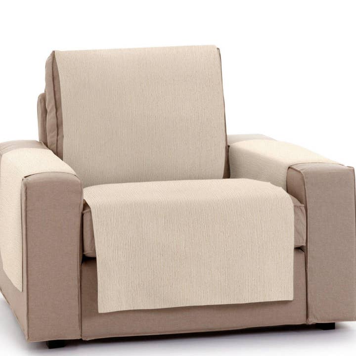 1-Seater Relax Wingback Chair Cover Chenille Plain Elite for wholesale by ENJOYERS