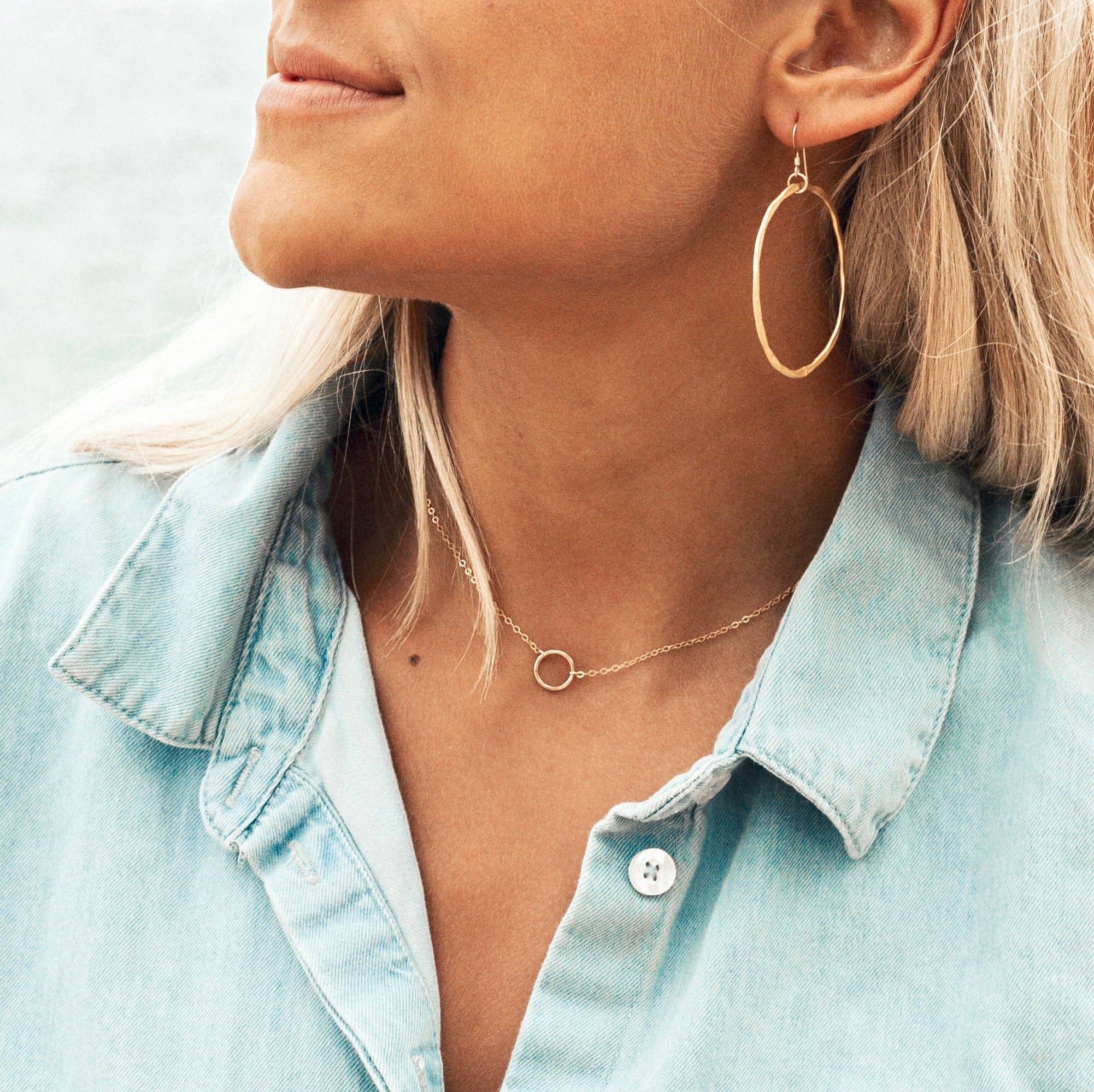 Rippie Mae - Wholesale Pendant/Charm Necklace - Simple Circle Necklace7