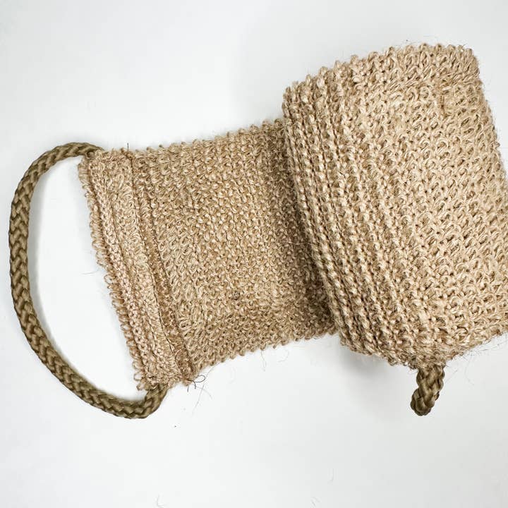 Smile Boutiques - Wholesale Loofah - Natural Organic Jute Back Scrubber
