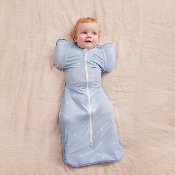SWADDLE UP™ Transition Bag - Viscose Bamboo 1.0 TOG - Boats for wholesale by Love to Dream