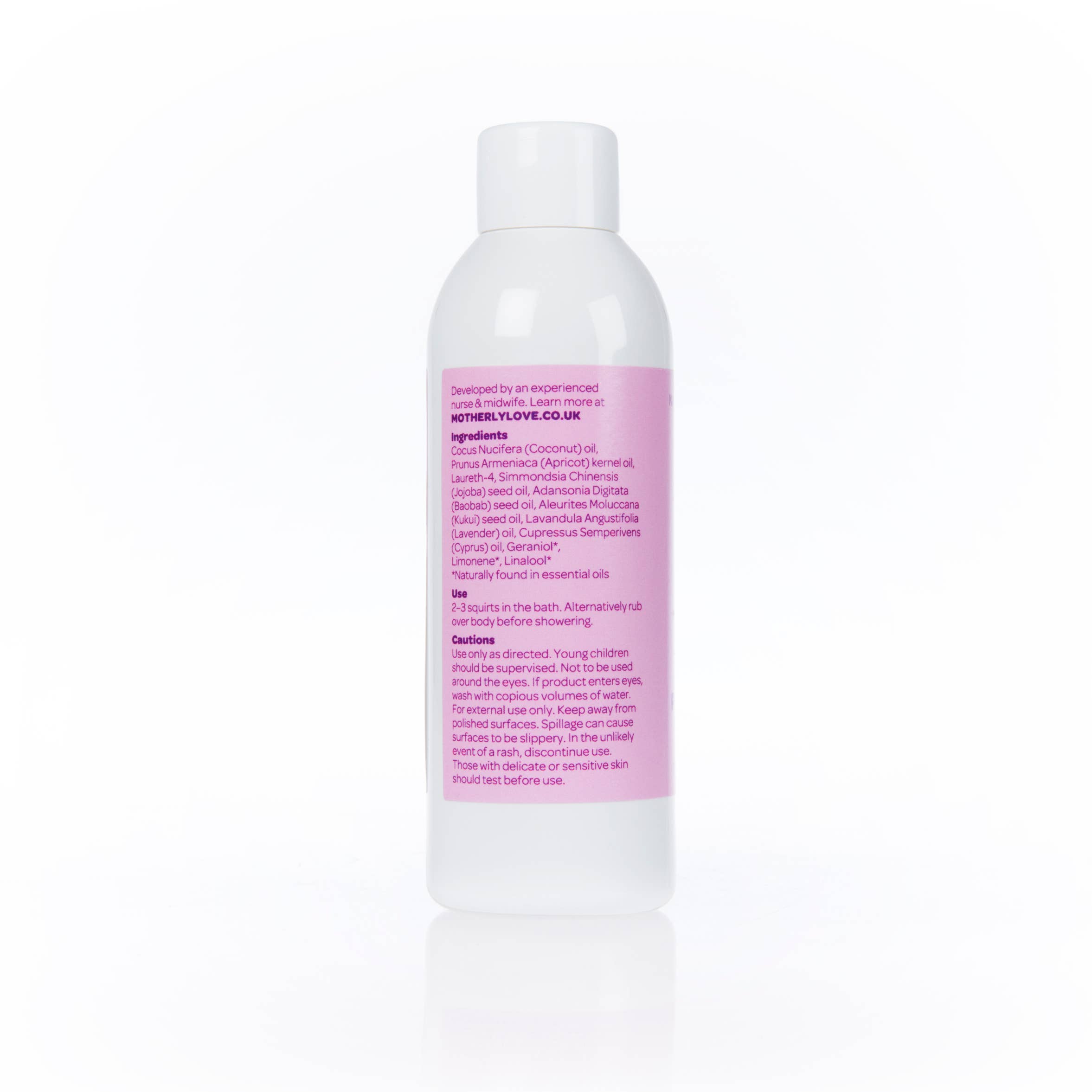 Motherlylove – Großhandel Bade-/Körperöl – Verwöhnen Mama beruhigendes Badeöl 100 ml1