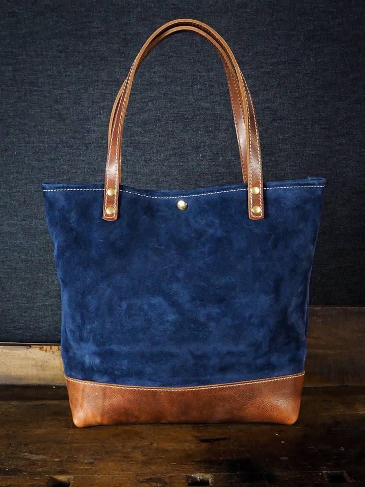 Market Tote - Navy for wholesale by Skinner American Goods