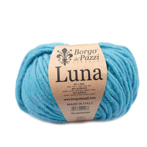 Borgo de' Pazzi - Firenze – Fio por atacado – Luna - Fio de lã multiuso em pacote com 10 novelos de 50 g48