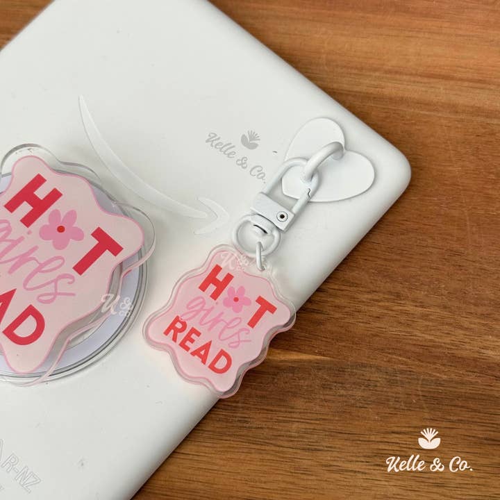 Kelle & Co. - Wholesale Keychain - Unisex - Reading kindle keychain charm , kindle case accessories 2