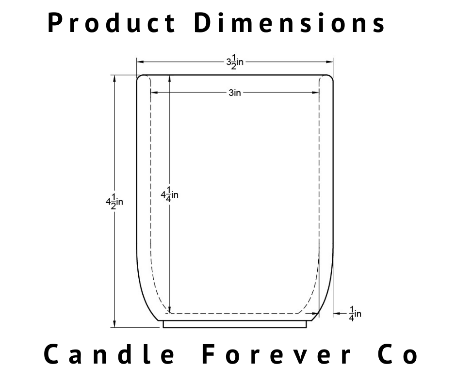 Candle Forever Co – Großhandel Kerzenhalter – Großes handgefertigtes Zementkerzen-Gefäß/Betonpflanzer, 15 oz (443 ml)3