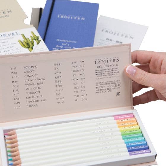 Tombow - Wholesale Colored Pencil - Irojiten Colored Pencil Dictionary Set - Woodlands