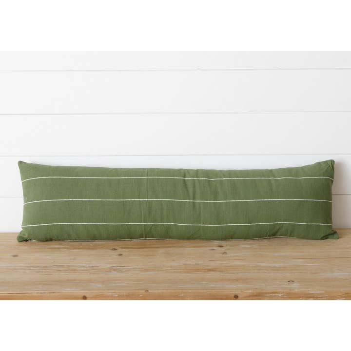 Audrey's Home & Gift - Wholesale Lumbar Pillow - Lumbar Pillow - Green Kantha (PC)