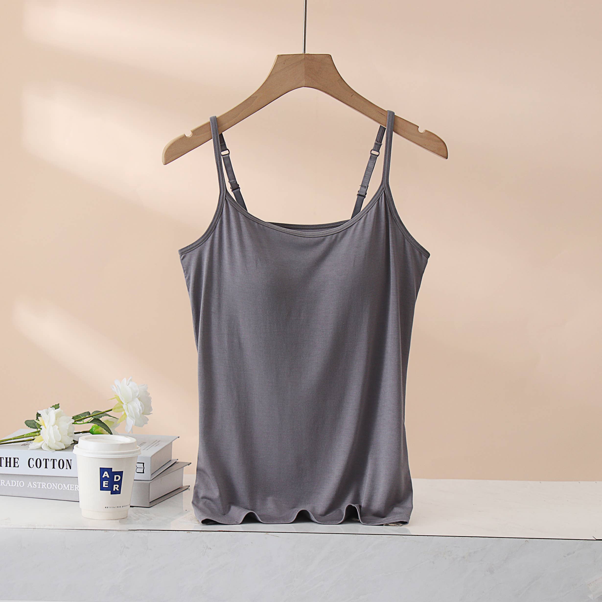 Rosa Clothing - Wholesale Camisole - Women's - built-in bra camisole top5