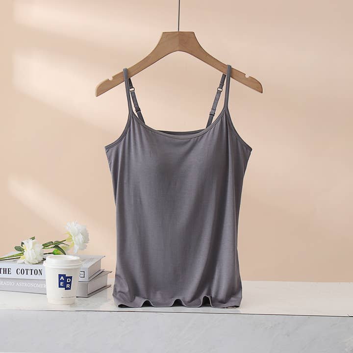 Rosa Clothing - Wholesale Camisole - Women's - built-in bra camisole top5