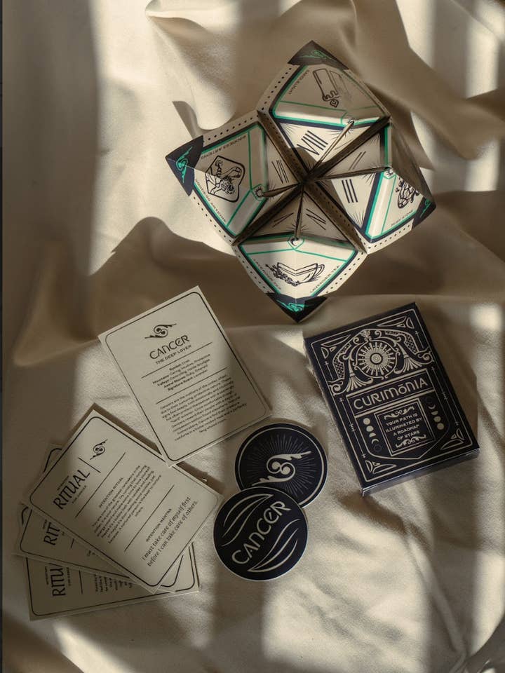 Scorpio Zodiac Ritual Kit Intention Card Deck for wholesale by Curimonia