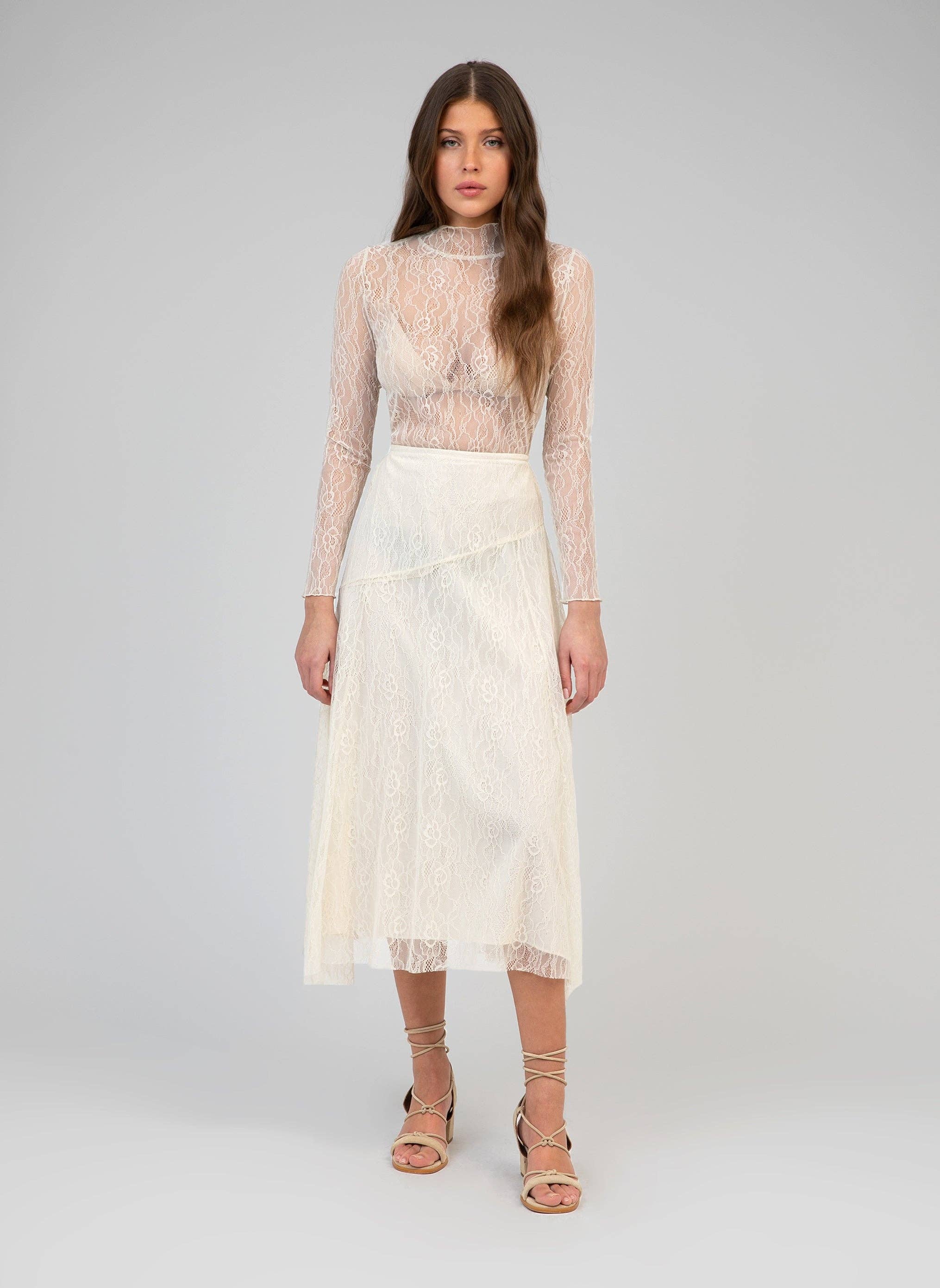 An'ge - Wholesale Knit Top - Women's - TOP ALIBELY ecru2