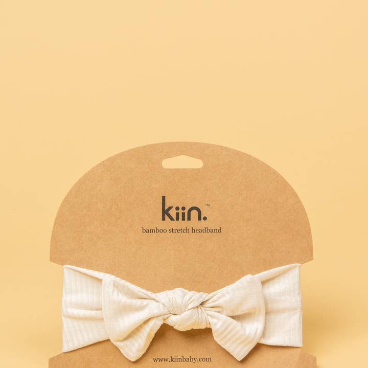 Kiin Baby - Wholesale Fashion Headband - Baby - Bamboo Stretch Bow Headband