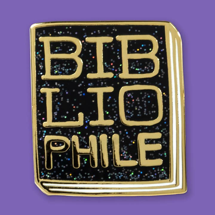 Épinglette : Bibliophile B pour la vente par Ideal Bookshelf