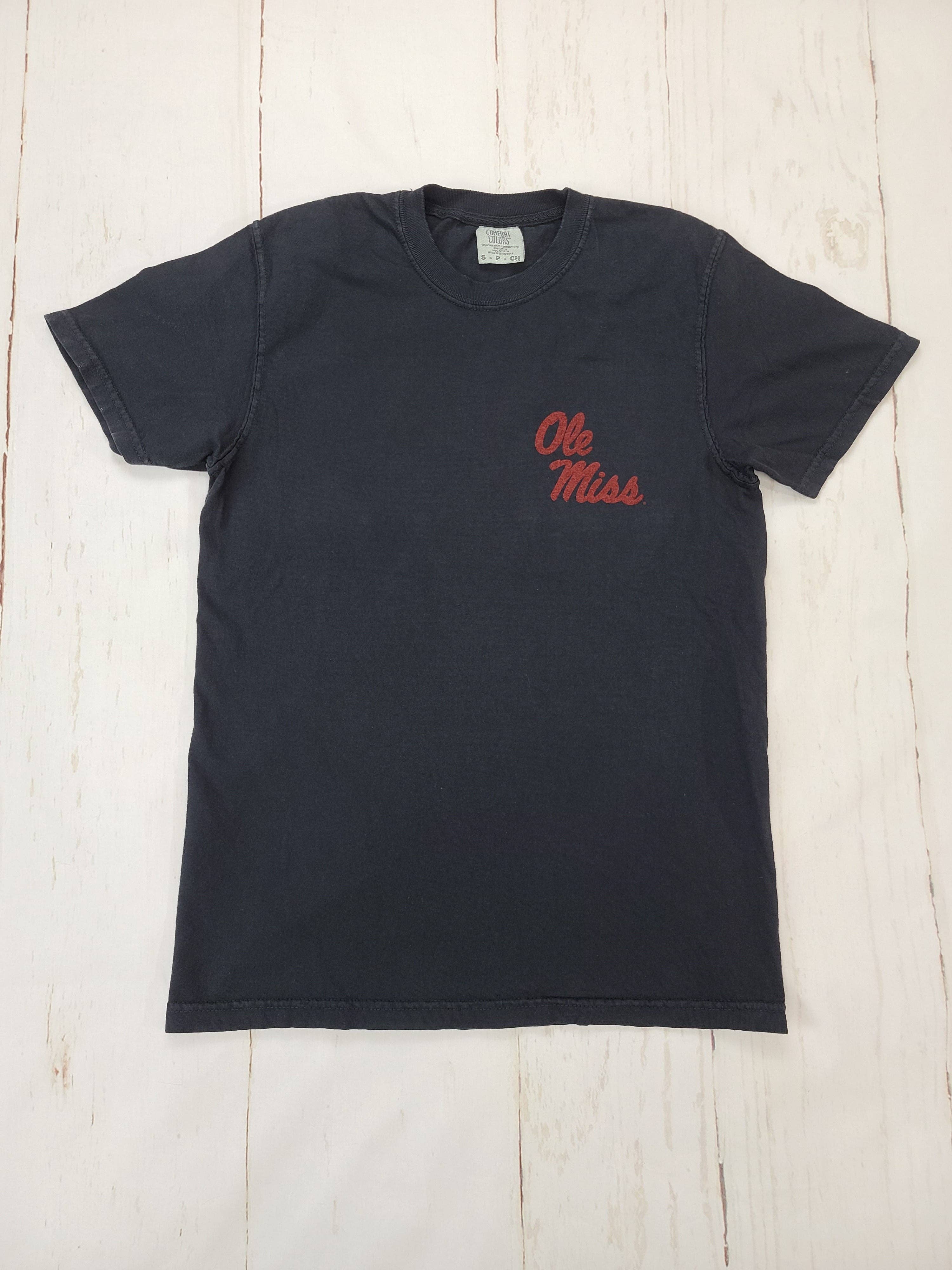 Speckle Bellies Clothing Company - Wholesale Screen Printed T-Shirt - Unisex - Ole Miss Shadow Hotty Toddy1