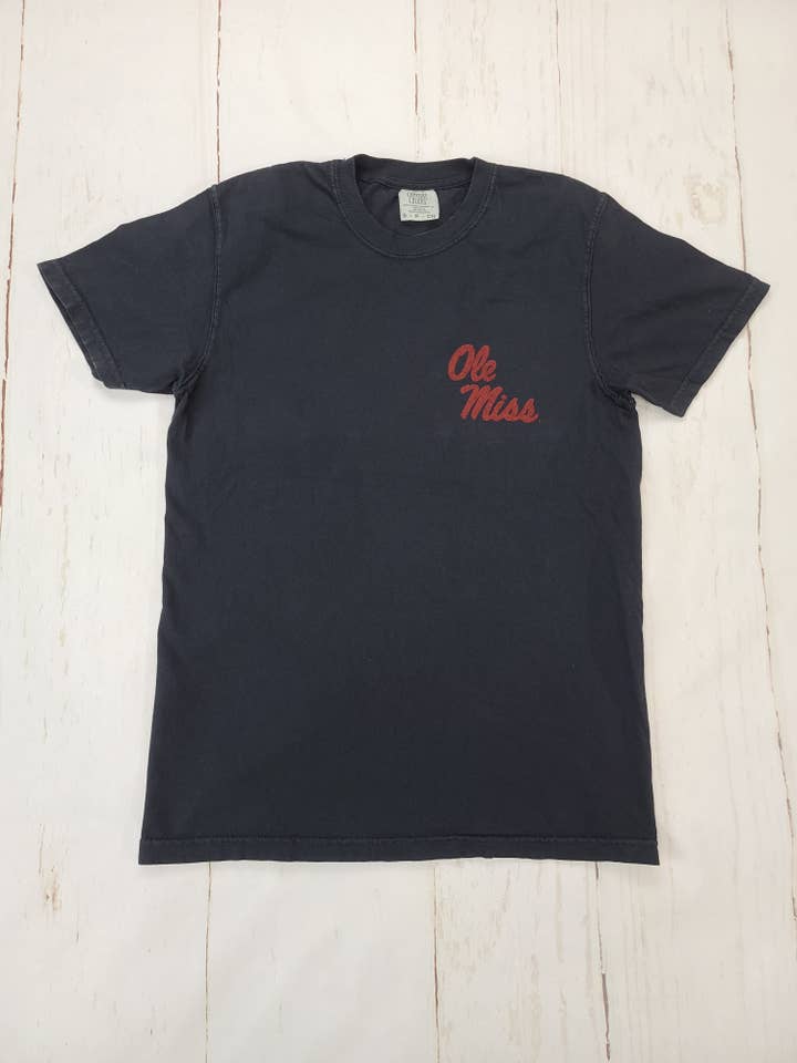 Speckle Bellies Clothing Company - Wholesale Screen Printed T-Shirt - Unisex - Ole Miss Shadow Hotty Toddy1