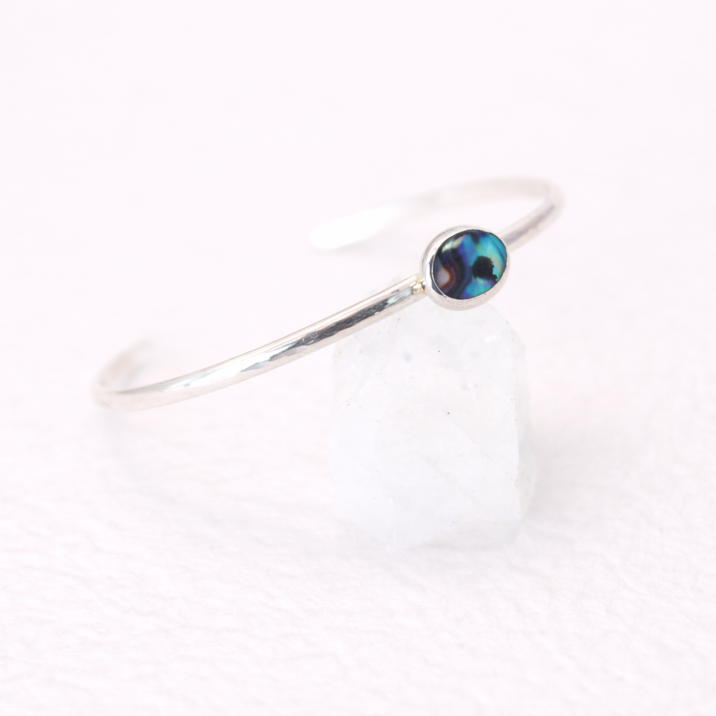 Esme - Wholesale Cuff Bracelet - Abalone Shell Bracelet | Sterling Silver | Ocean Jewelry1