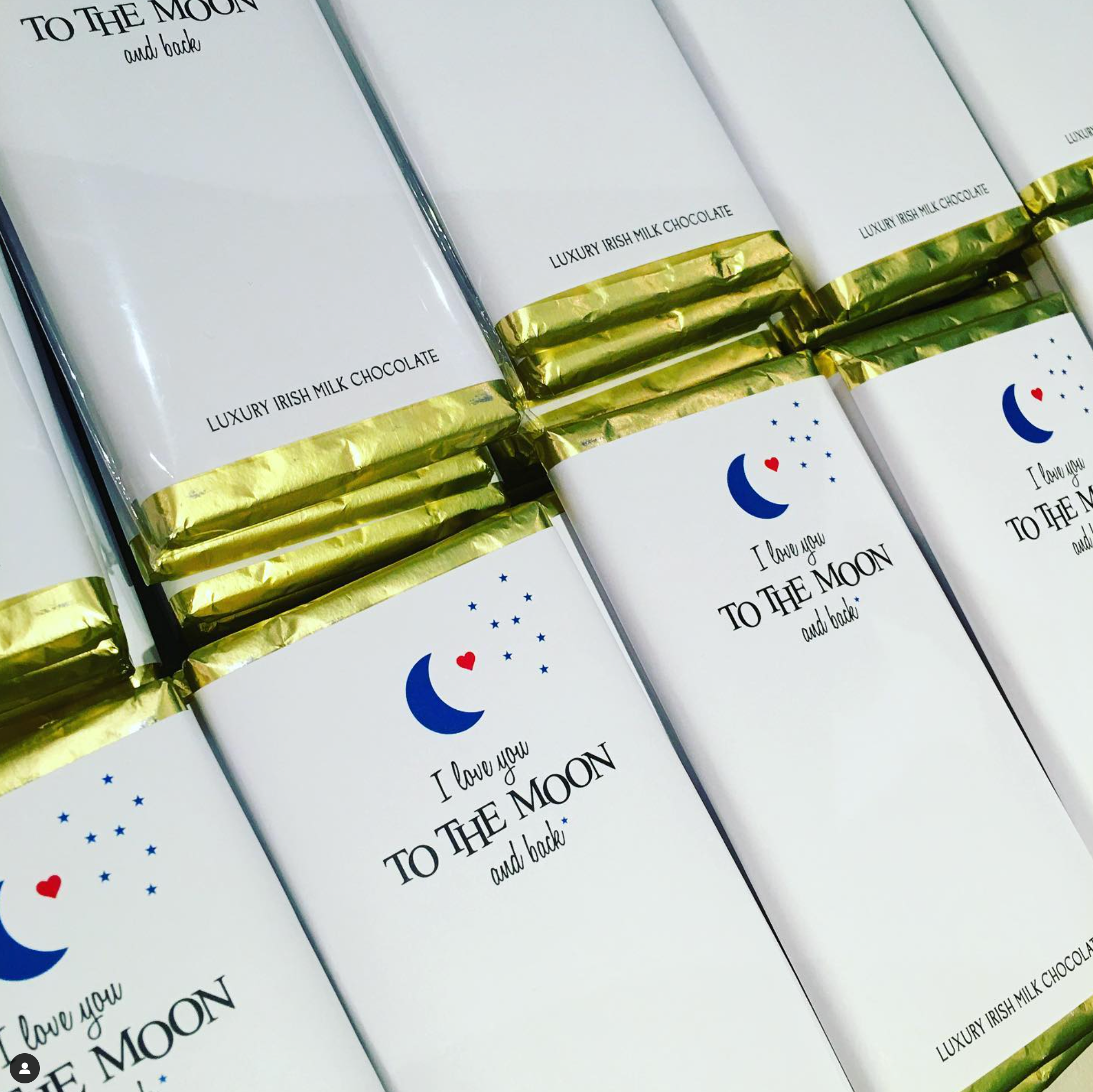 Sweet Living Kilkenny - Wholesale Chocolate Bar - I love you to the moon and back2