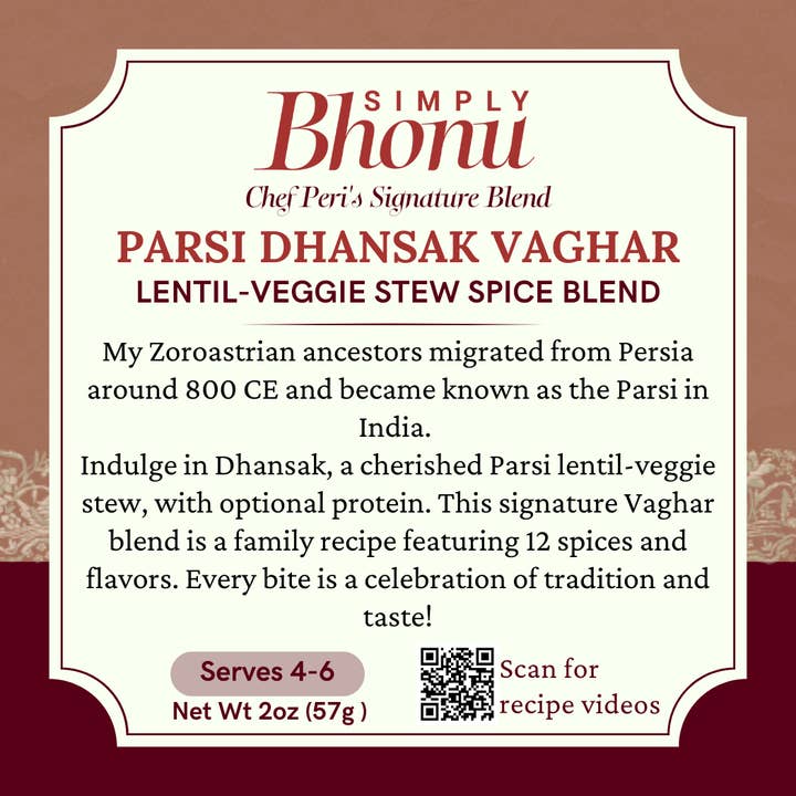 Simply Bhonu - Wholesale Dried Spice Mix - Lentil-Veggie Stew - Parsi Dhansak Spice Blend3