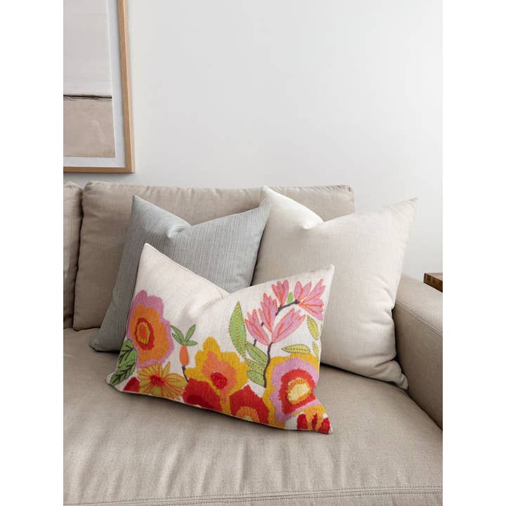 GAURI KOHLI – Engroshandel Pyntepude – Sidari broderet pudevår til lændepude – 16″×24″3