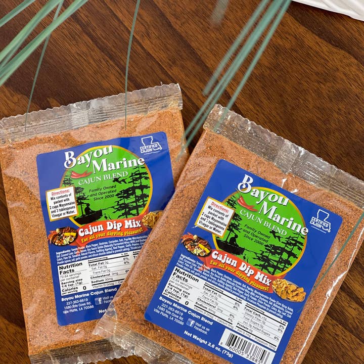 Cajun Dip Mix for wholesale by Bayou Marine Cajun Blend
