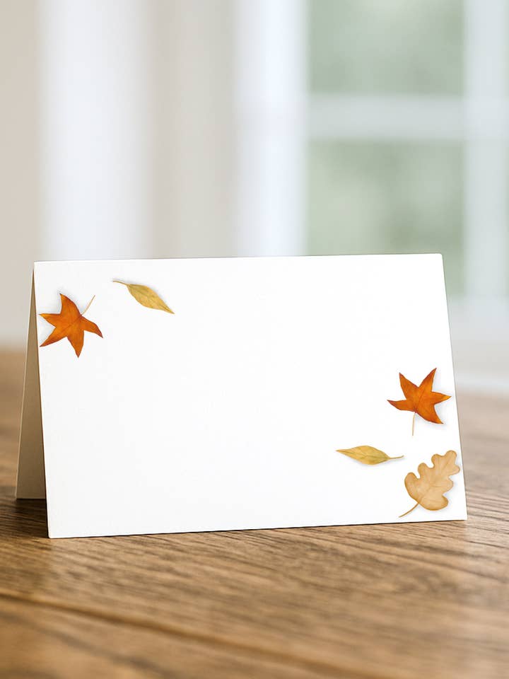 Placeringskort med höstlöv för wholesale av k.Patricia Designs