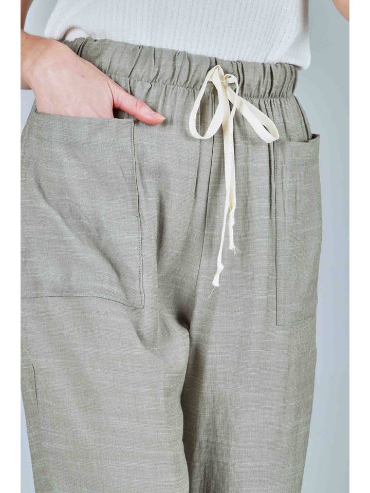 P.S Kate - Wholesale Pants - Women's - Textured solid woven pants (P18174)7