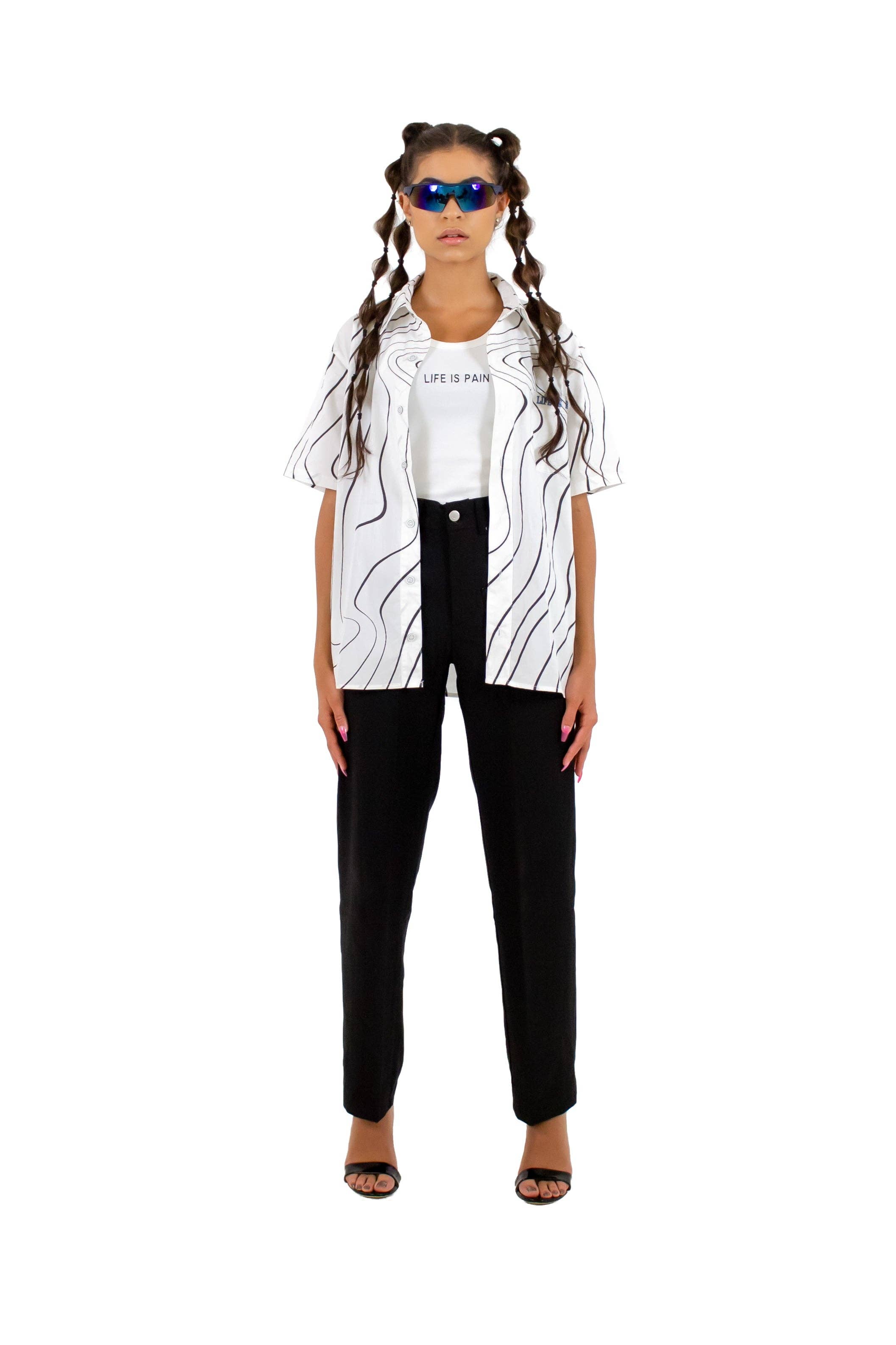 Life Is Pain® - Wholesale Button Down Shirt - Men's - Psy shirt4